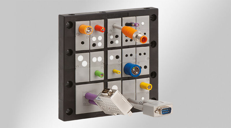 KEL 中央分割形ケーブルエントリーフレーム コネクタ付きケーブル用